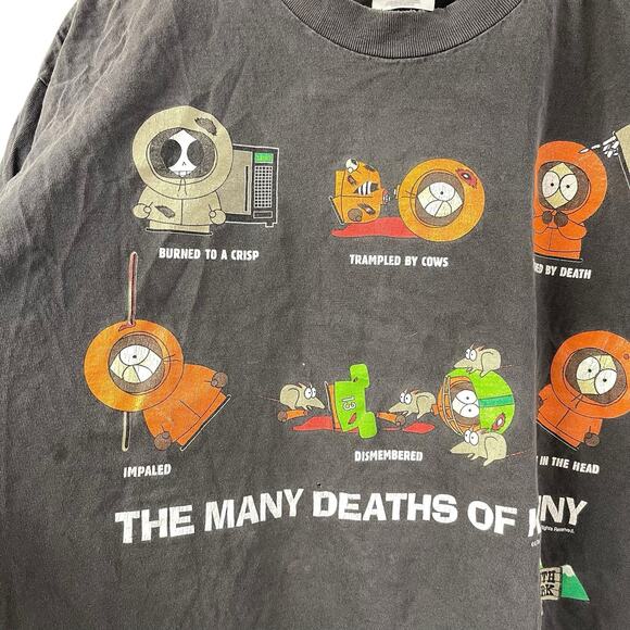 South Park T Shirt The Many Deaths Of Kenny Vintage XL - Picture 2 of 6